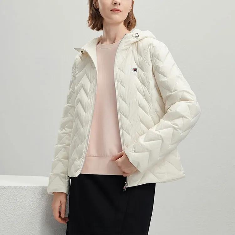 FILA MODERN HERITAGE Down Jacket Women's Steam White (Unisex) Down Jackets F11W341902F IV