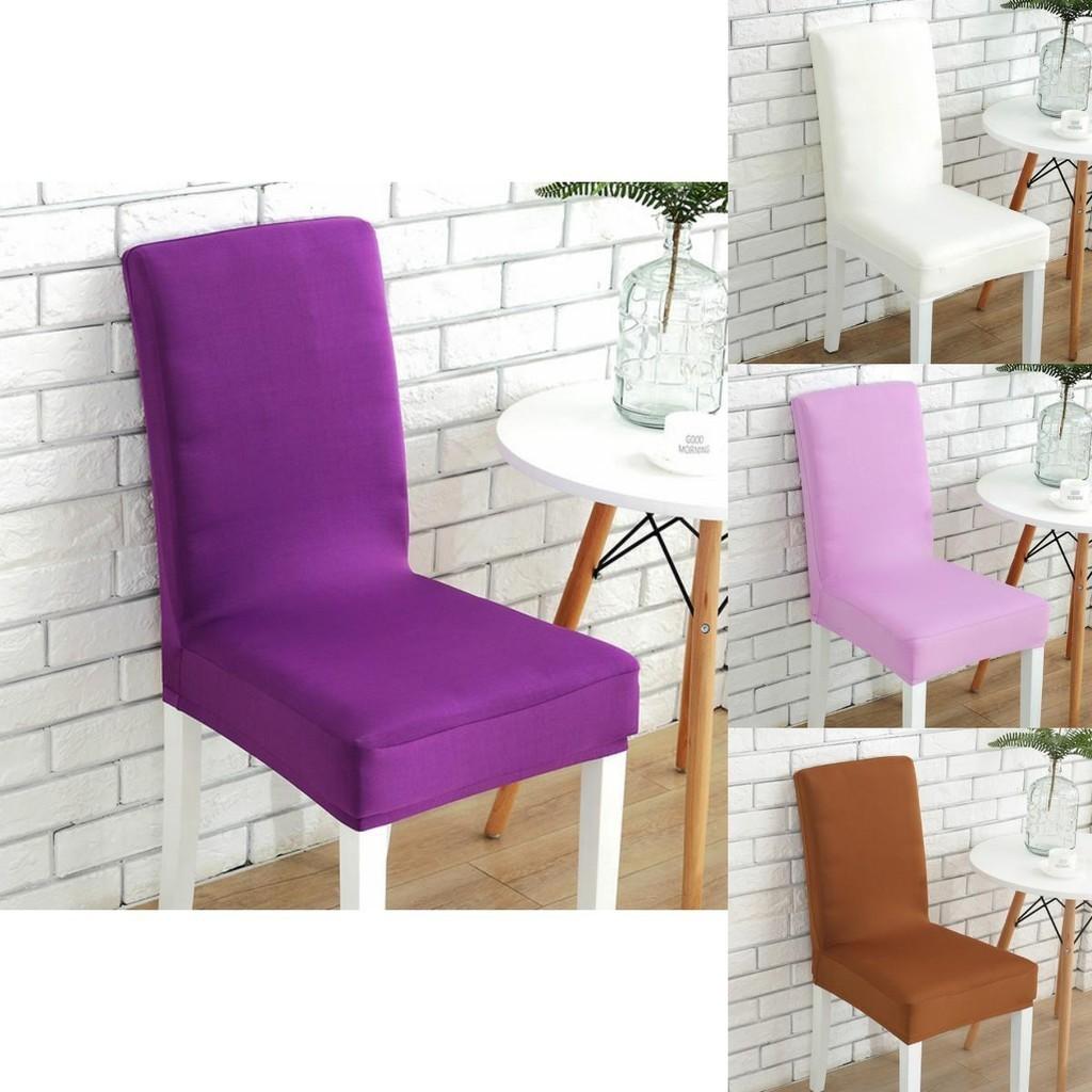 Чехлы для стульев из полиэфирного волокна для домашней столовой, не требующие глажки