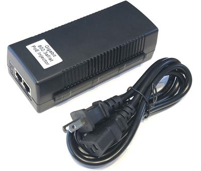 Premiertek 48В Стабильное питание 50Вт Гигабитный Giga PoE инжектор Совместимый Buffalo Совместимый Sanwa Supply Совместимый Elecom Совместимый BUFFALO работа