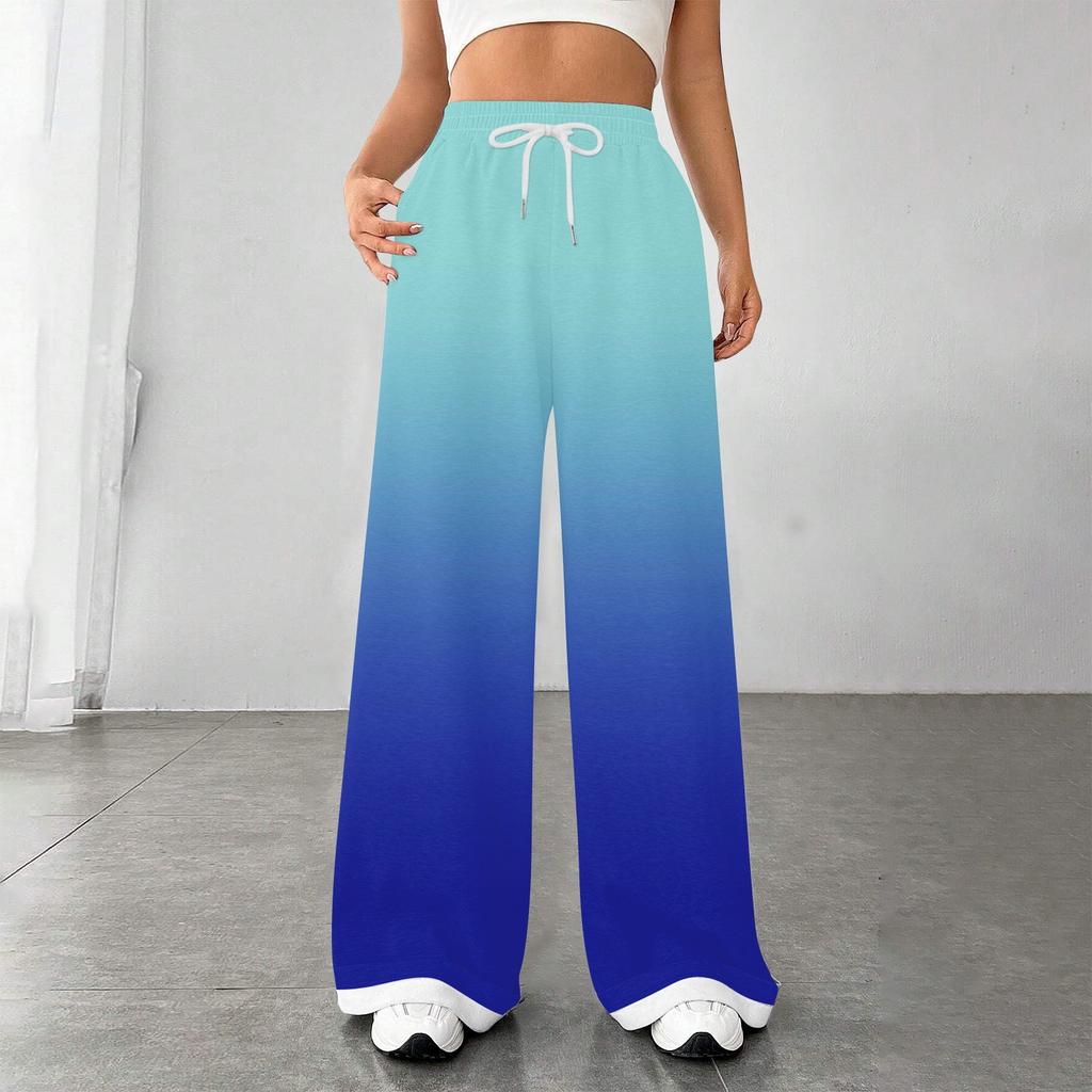 Женские модные свободные повседневные спортивные брюки с завязками на талии, повседневные брюки