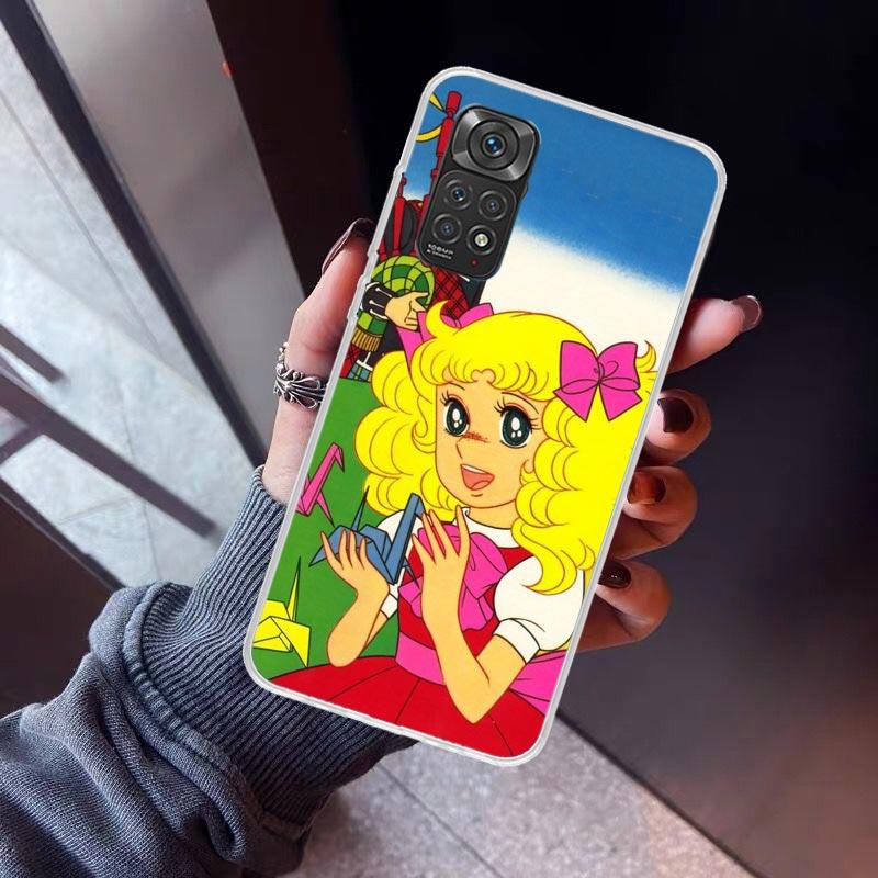 Candy 90s Anime Phone Case For Xiaomi Redmi Note 10 11 12 13 14 15 Pro Plus 11S 12S 14S 11T 11E 10S Soft TPU Back Cover Redmi No
