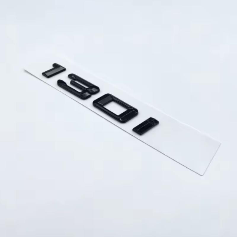 116i 118i 120i 125i 130i 135i Car Rear Boot Emblems Number Letter Badge for BMW 1 Series E81 E82 E87 E88 F20 F21 Glossy Black yg2
