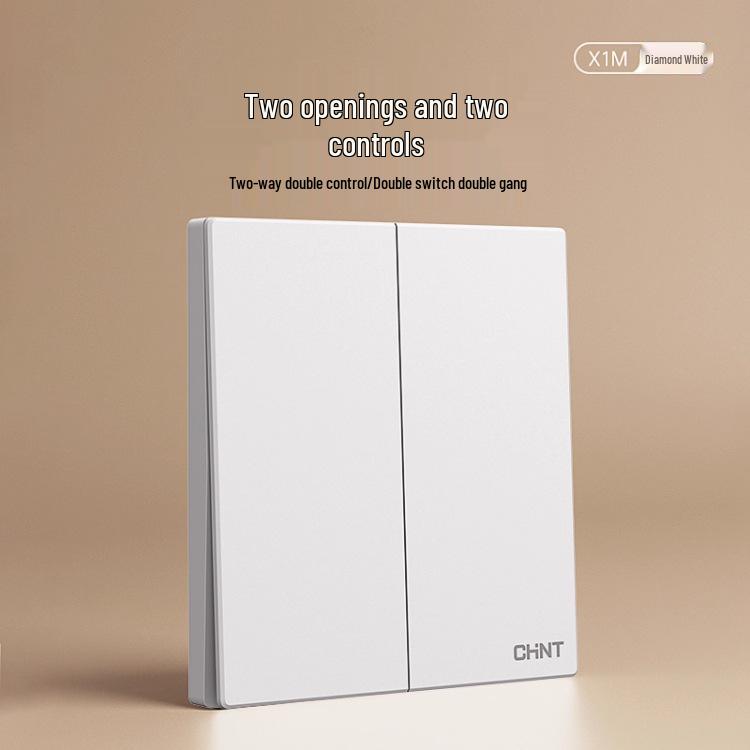 Chint 16A Настенная розетка для кондиционера, одинарная, пятиконтактная, тип 86, бриллиантово-белый.