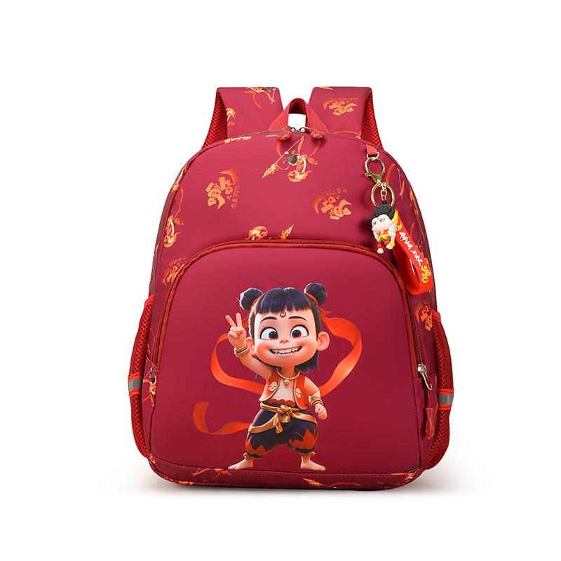 National Manga Cartoon Boys And Girls Backpack Fashion Large Capacity Primary School Bag Foreign Style Printing Children'S Backpack