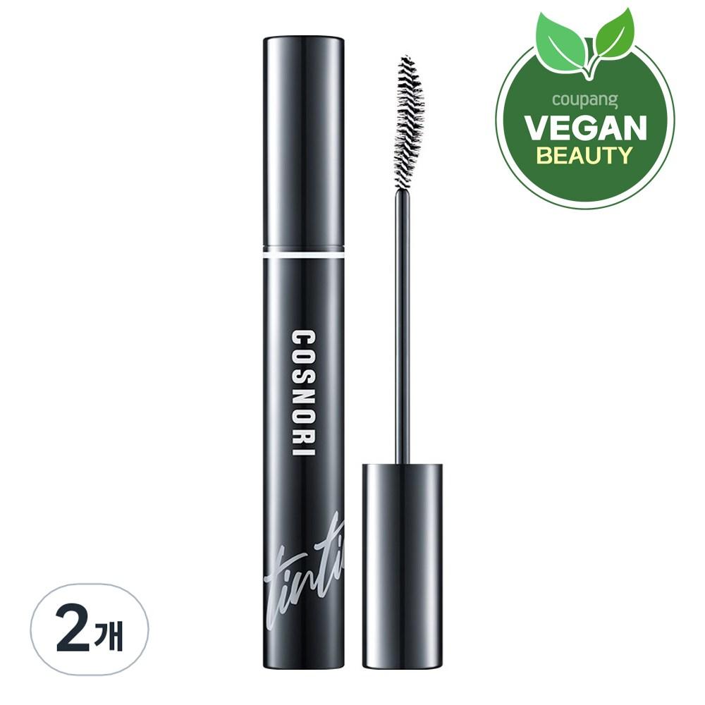 COSNORI Eyelash Tinting Serum Eyelash Nutrient Deep Black, 2 Pieces, 9g