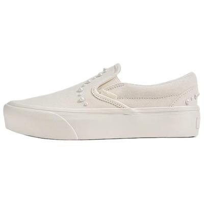 КЛАССИЧЕСКИЕ SLIP ON Кеды для скейтборда Унисекс Маршмеллоу Белый Кроссовки VN000EA9CCZ