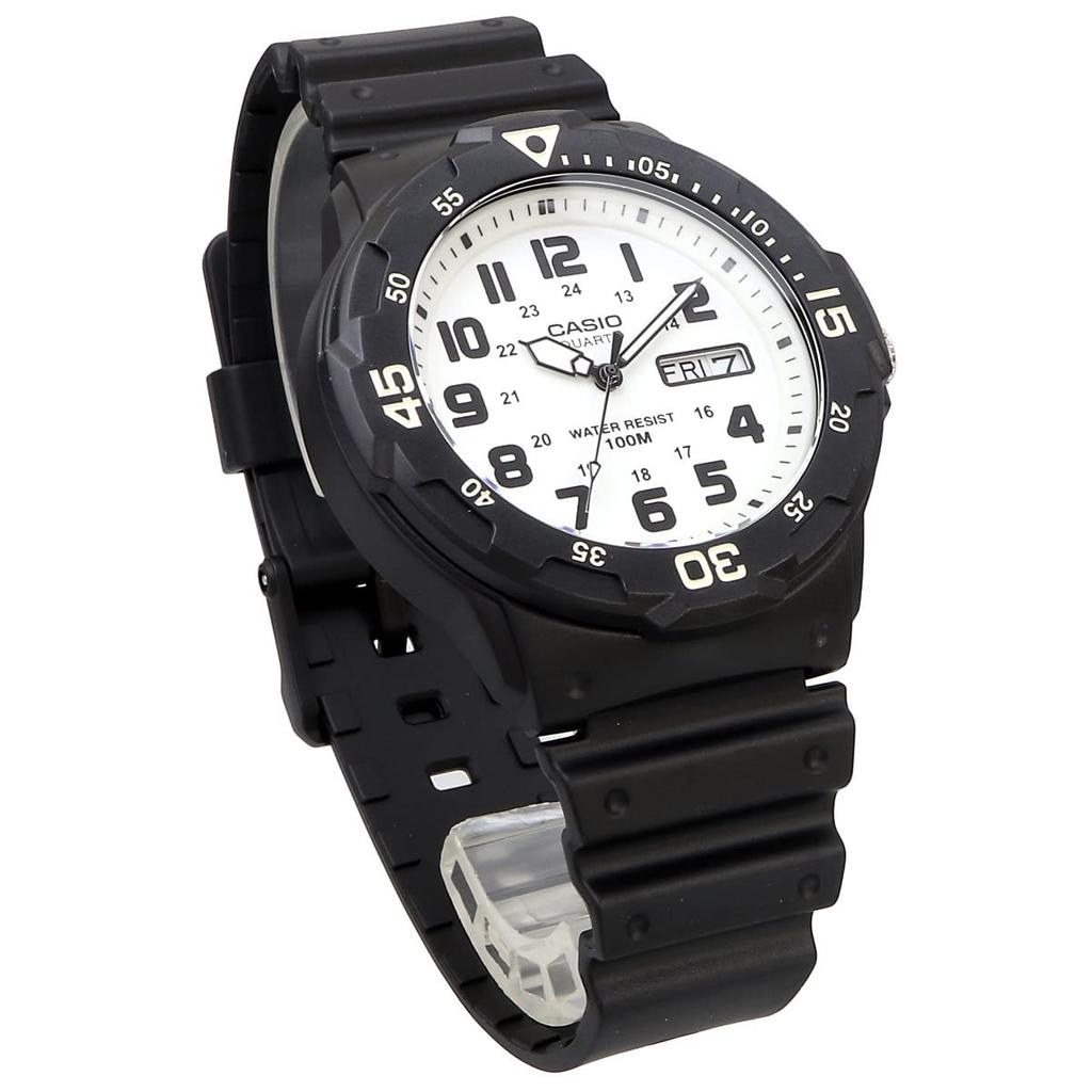 СТАНДАРТНЫЕ кварцевые часы белые Arabia Overseas модель [Casio] MRW-200H-7BV мужские [Товар]