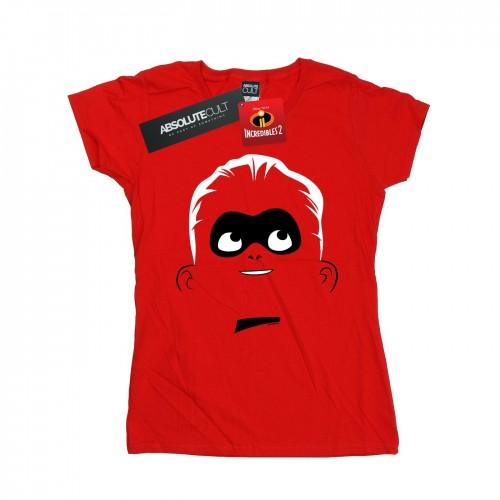 Disney Womens/Ladies Incredibles 2 Dash Face Cotton T-Shirt