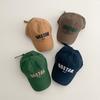 Cotton Polyester Children's Hat Letter Embroidery Sun Hat Anti-UV Sun Protection Cap  Kids