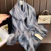 Silk scarf women's new beach silk scarf sunscreen large shawl yarn Sanya seaside shawl scarf summer