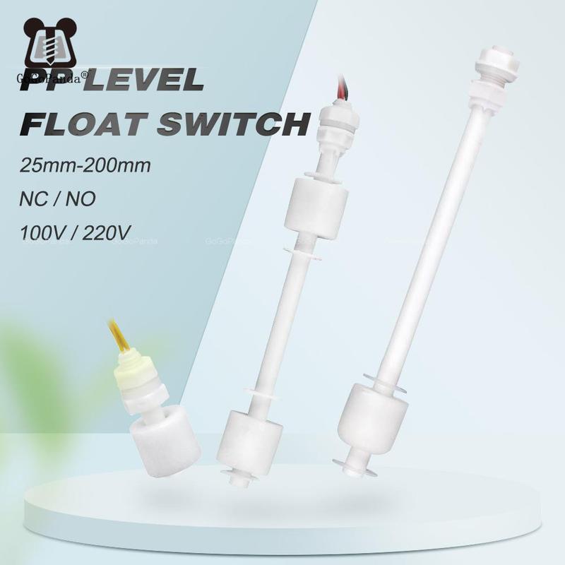 Free Shipping 1PC Float Switch Mini Type Poly Propy Water Level Liquid Sensor Normal Close 25-100mm NO