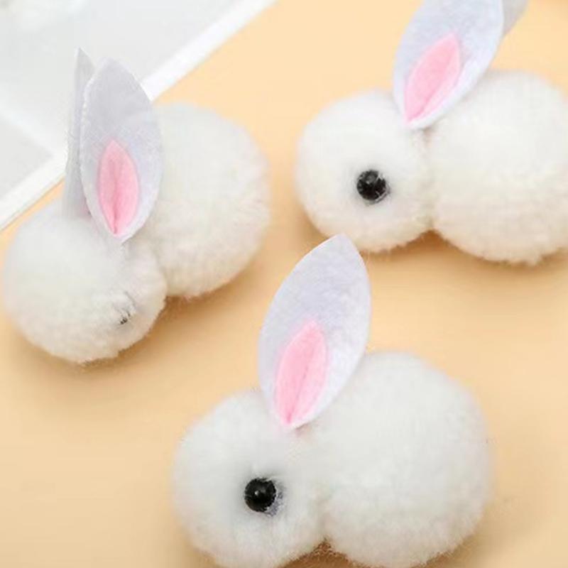 Assorted Bright Crafting Supplies - 35Pcs of Colorful Bunnies Ideal for Spring Celebration Basket Stuffers and Party Fav