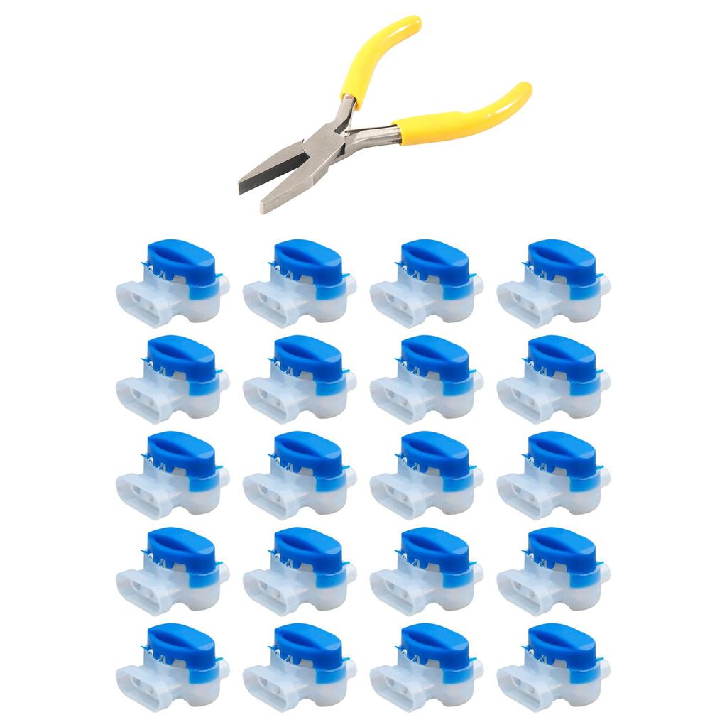 Самозачищающиеся кабельные соединители Водонепроницаемый набор соединителей для кабелей от 22 до 14 AWG для роботизированных газонокосилок и ирригации