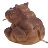 Resin Hippo Garden Statue Cute Animal Fountain Hippo Decor Hippo Pond Spitter Statue  Outdoor