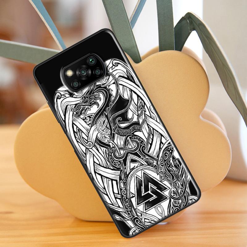 Чехол Viking Nordic Runes Vegvisir для Xiaomi Mi 10T 11T Pro Mi 11 Lite для POCO M3 Pro M4 F3 X3 GT X3 Pro, чехол для телефона