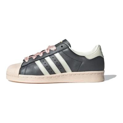 Женские кроссовки Superstar 82 'Black Pink Ribbon Laces' ID1423