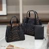 Оптовая фабрика высококачественная нишевая резная полая корзина-сумка для овощей Mina кожаная женская сумка через плечо сумка-тоут