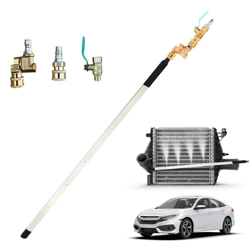 Car Portable Radiator Cleaning Tool 4500 PSI Radiator Flush Cleaner Tool 60CM Radiator Cleaner Pressure Washer Wand