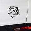 Fashion Horse Head Reflective Car Truck Vehicle Body Window Decals Sticker Decor