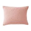 Golden Polka Dot Decorative Pillowcase "Gaïa Chic" 60 X 60 Cm &; 50 X 70 Cm "Cotton Gauze" - Gaïa Chic Peach Pink - 50 X 70 Cm