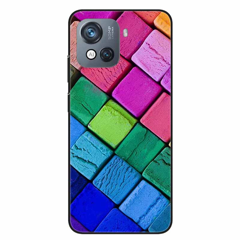 For Blackview Oscal C80 Case C 80 Marble Printing TPU Silicon Soft Phone Covers for Oscal C80 OscalC80 Back Cases Black Shells