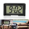 Digital Car Clock Mini Clock Decorative Car Dashboard Self Adhesive Stick  Electronics Clock Car Clock Household Accessories