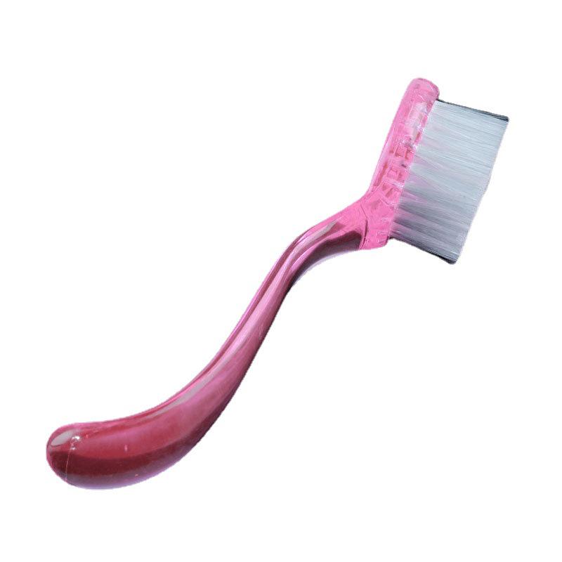 Round-Head Nail Art Brush with Cap and Long Handle for Dust Cleaning