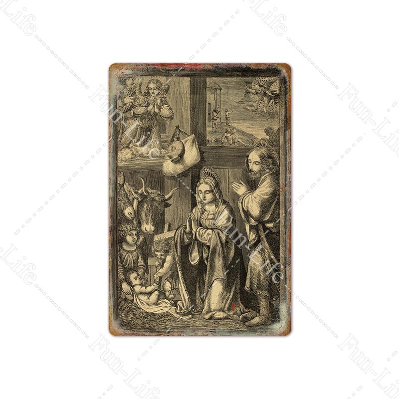 Рождественские металлические вывески, винтажный постер, жестяная вывеска, тарелка Санта-Клауса, ретро-налет, кафе-бар, паб, домашний декор, рождественская елка, подарок