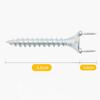 50 Double-ended Screws, Seamless Nails, Special Self-tapping Nails for Baseboards