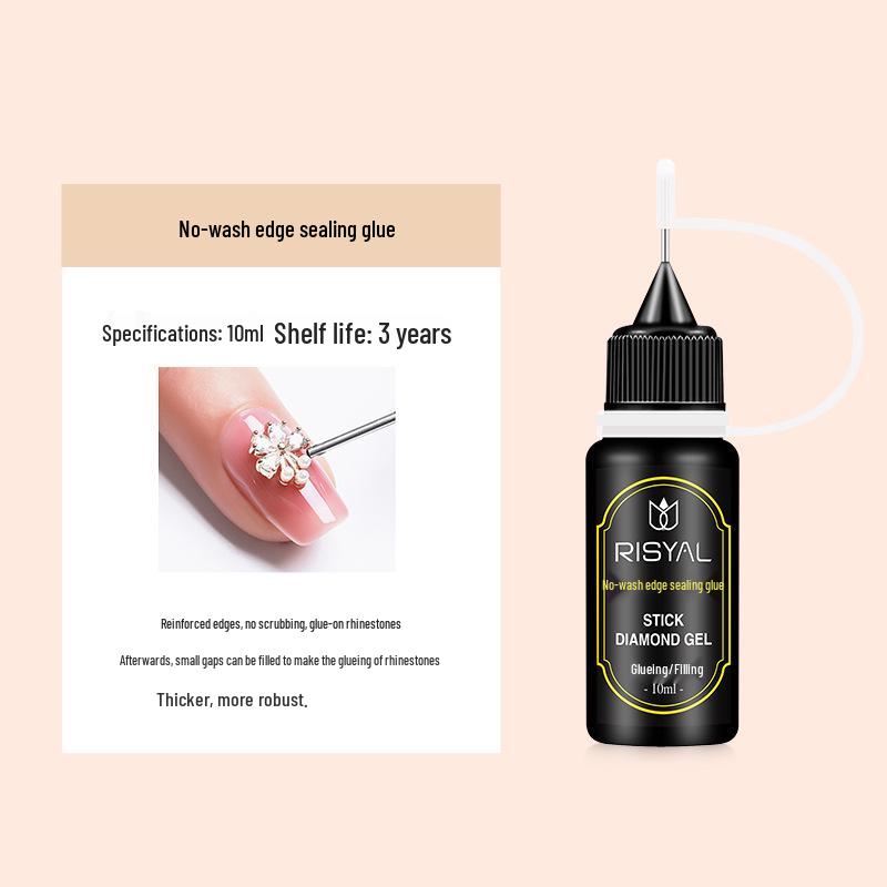 Nail Art Gel: Removable Base, Edge Sealer, Strong Adhesion, Diamond & Blooming Gel, Crystal Plating, Top Coat Polish.