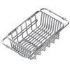 Large Capacity Kitchen Sink Dish Drainer Rustproof Layer Fruit Vegetable Drain Basket  Dish Drying