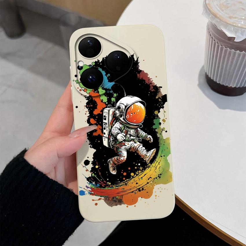 Красивый чехол для телефона с бабочками и цветами для Huawei Pura 80 Pro Plus Honor X7d X9d X20 V40, крышка из жидкого силикона, противоскользящая оболочка для Huawei Capa