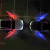 New Car Rearview Mirror Welcome Light Universal Style Angel Light Light Cool Welcome Laser Super Carpet Wings Projection Li Y6I1