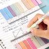 Waterproof Morandi Sticky Notes Multi Color Page Marker Tabs  Stationary