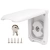 RV Gravity Fresh Water Fill Hatch Inlet with Keys Square White for Motorhomes Campers Trailers Carav