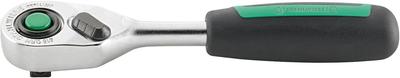 Трещотка 415QRN 1/4" 80-зубчатая рукоятка,