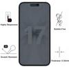 Verre Trempé - PHONILLICO - iPhone 17 - Pack de 2 - Anti Espion - Résistant aux rayures