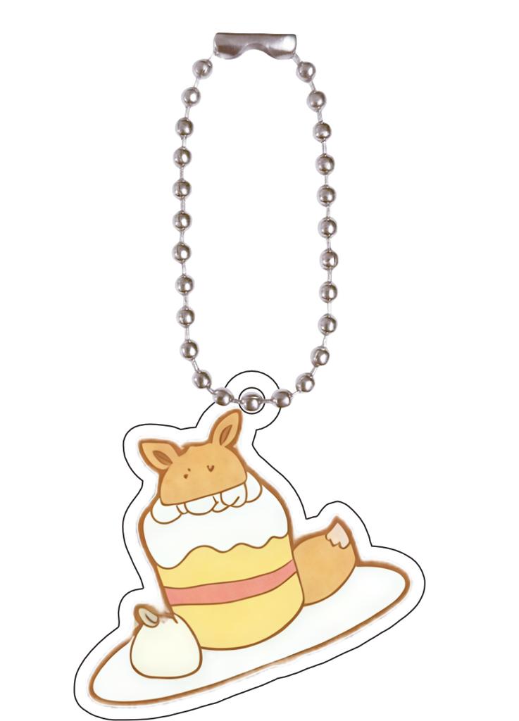 Акриловый брелок для ключей из аниме Rowlet Togepi Munchlax Charmander Eevee Серия "Чайная чашка" Самодельная акриловая пряжка-брелок для сумки Подарок