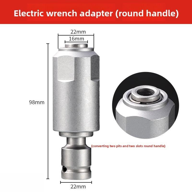 Multifunctional Industrial Grade Electric Wrench Adapter Universal Square Round Handle Converter for Electric Hammer