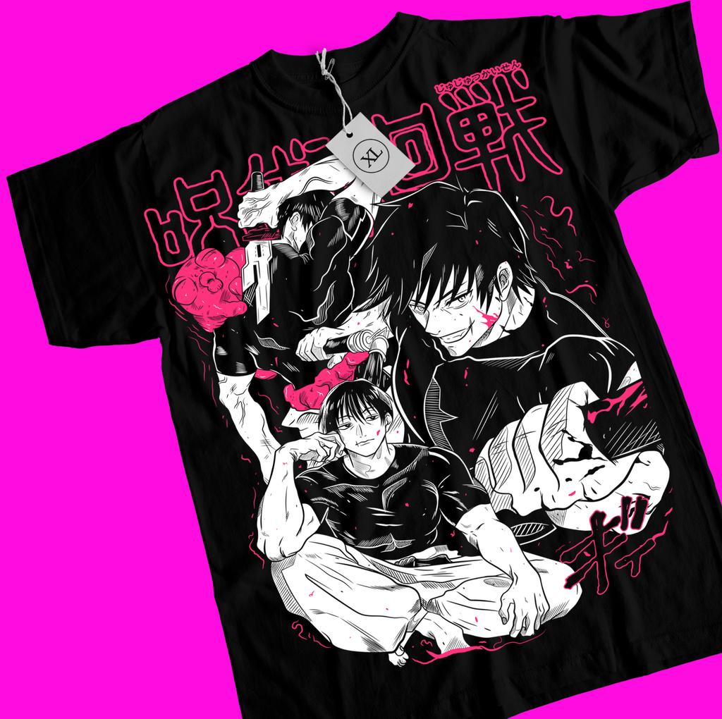 T-shirt Jujutsu Kaisen Fushiguro Toji All Sizes Gojo Anime Horror Gift Shirt Tee