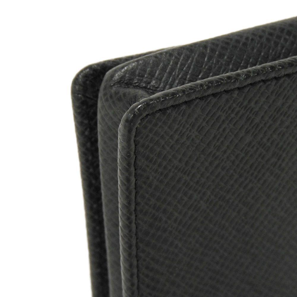 Б/у 12564 Кошелек-коробочка M30382 7943 Логотип LV с тиснением угольно-серый черный карман для монет Taiga Ardoise Мужской от