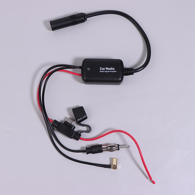 Практичный усилитель сигнала FM, помехозащищенная автомобильная антенна, радиоприемник, универсальный усилитель FM, автомобильные детали, усилитель автомобильного радиоприемника