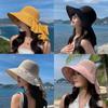 Летняя женская модная шляпа от солнца с широкими полями и дышащим хлопком для отдыха на открытом воздухе