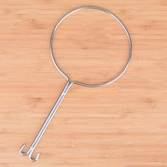 Tea Filter Bag Ultra Fine Mesh Steel Ring Long Handle Reusable Cheesecloth Tea Nut