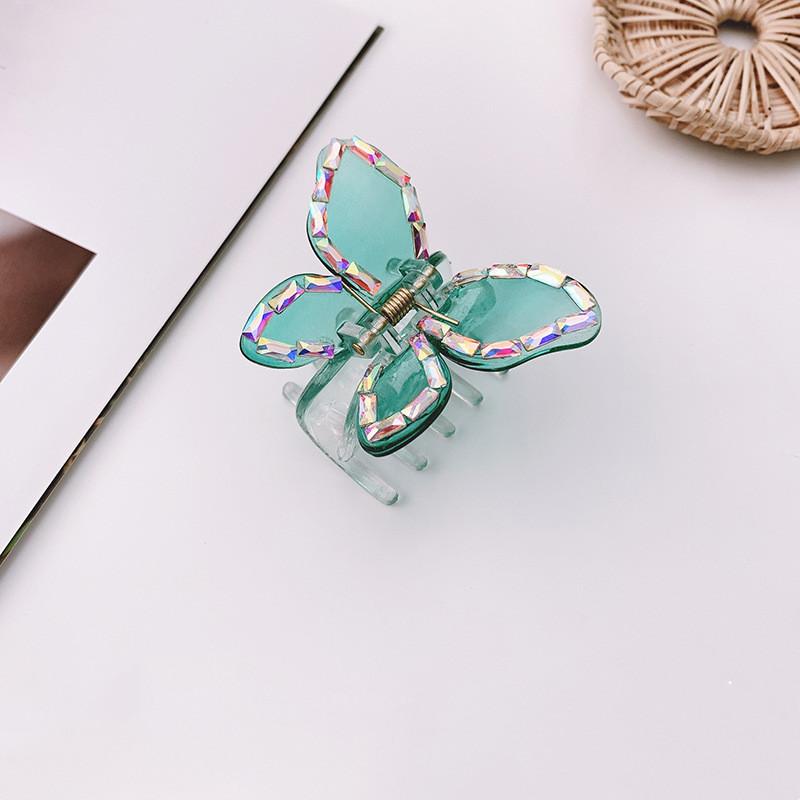 Акриловый прозрачный жемчужный зажим-бабочка, крабовые заколки для волос для женщин и девочек, акриловые шпильки, заколки, заколки, аксессуары для волос