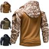2022 New Men's  Camouflage  Long-sleeved T-shirt Fashion Hooded Camouflage Long-sleeved Sweatershirt EU Size