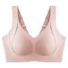 Women's Adjustable Breast Reduction Red Bra Large Size Top-Up Anti-Sagging Big Breast Revealing Small Bra