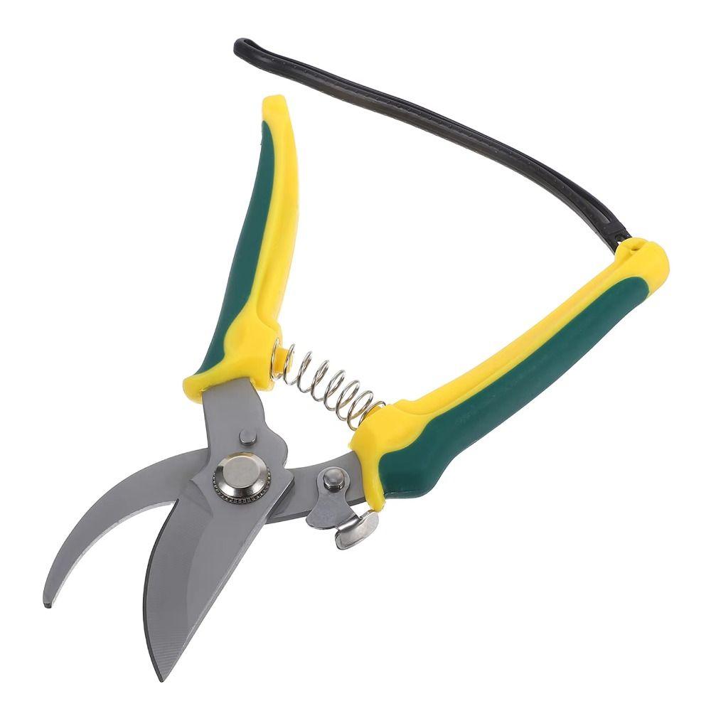 Safe Lock Pruning Shears Stainless Steel Horticulture Secateur Scissors Garden Pruner Florist Work