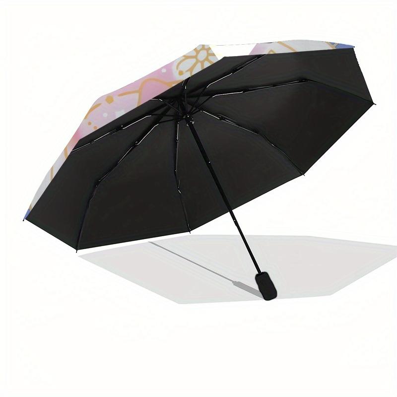 1pc My Melody Pastel ArtworkUmbrella with Plastic Handle,Suitable for All Seasons Home Travel Outdoor UmbrellaSanlio145