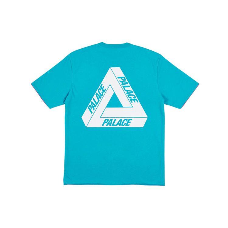 Palace Футболка Reverso, темно-бирюзовый/пурпурный топы унисекс P14ES064